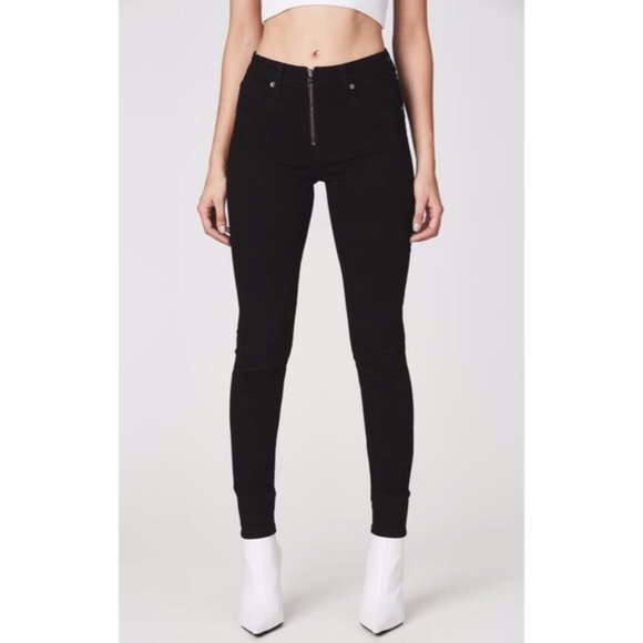 LF | Jeans | Lf Carmar Zip Front Black 